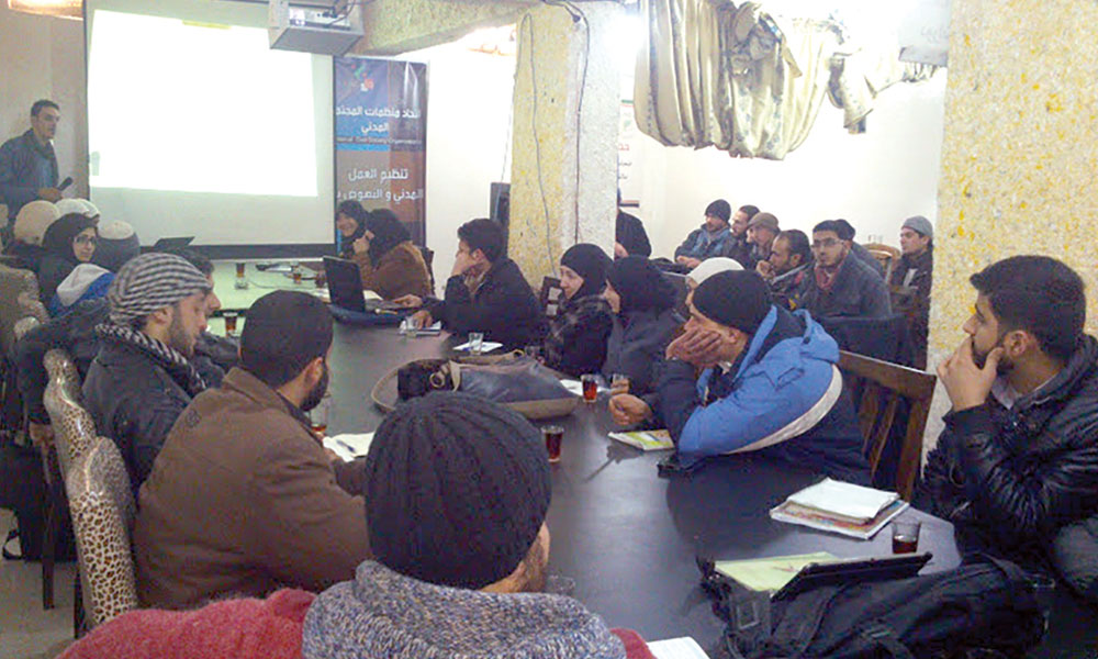 طلعنا-عالحرية-دورة-لتدريب-الصحفيين-في-الغوطة